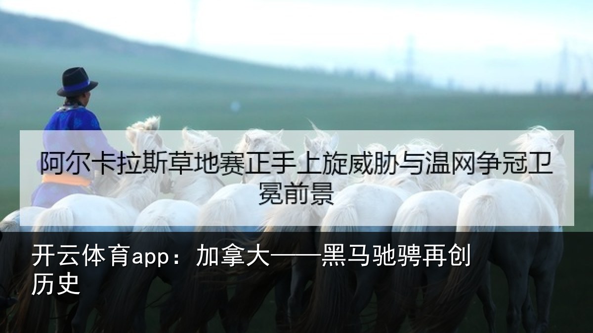 开云体育app:加拿大——黑马驰骋再创历史